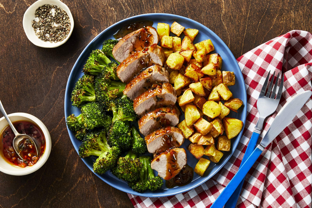 Honey-Thyme Pork Tenderloin