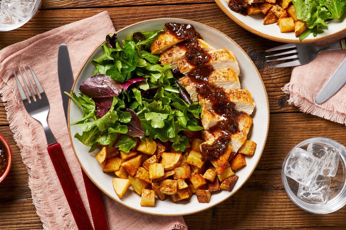 Balsamic Fig Chicken Recipe Hellofresh