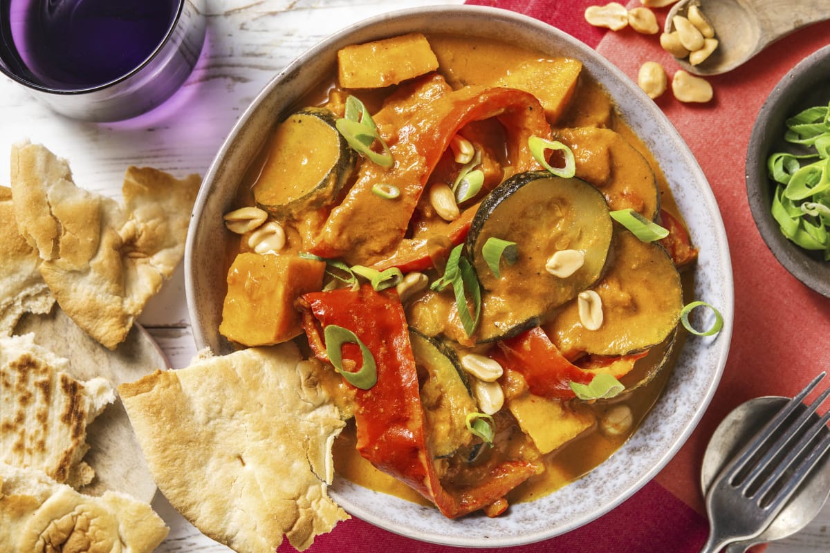 Veganes Süsskartoffelcurry