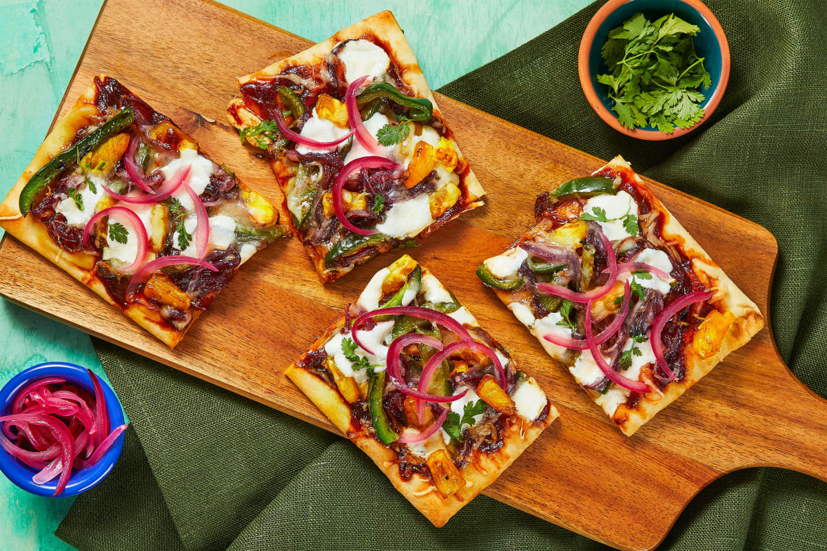 BBQ Pineapple Flatbreads