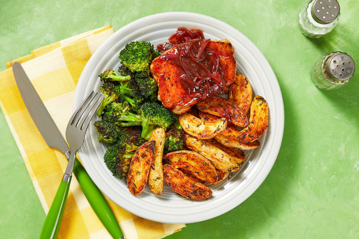 Cherry Balsamic Pork Chops