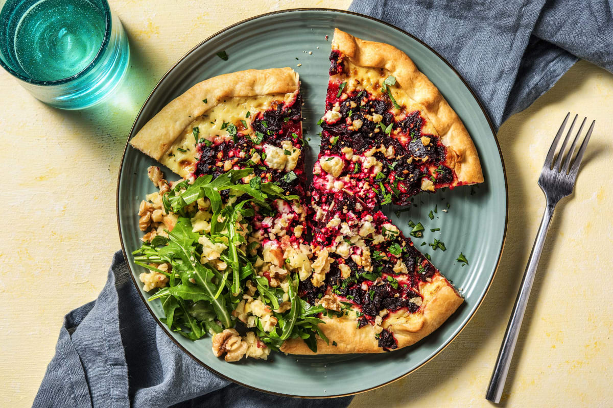 Rote-Bete-Galette mit Hirtenkäse