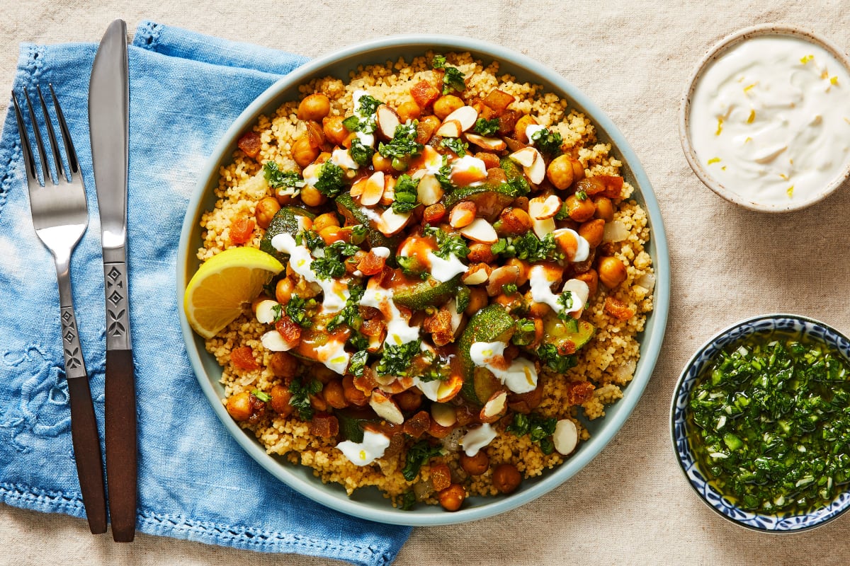 Zucchini & Chickpea Tagine