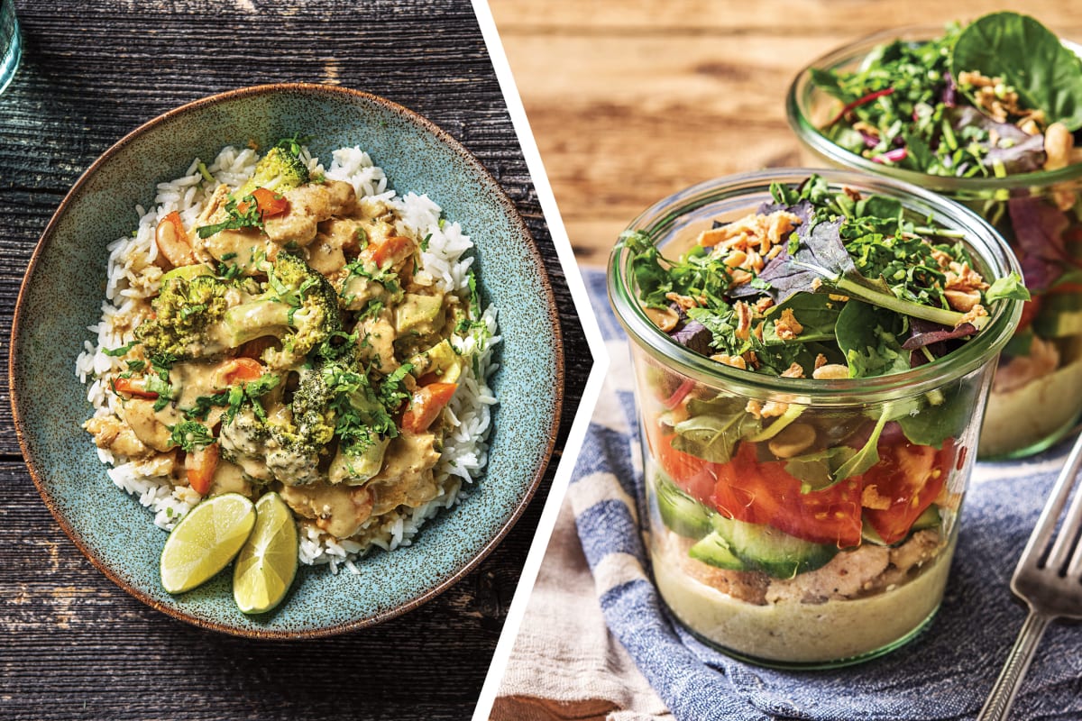Thai Green Chicken Curry & Jasmine Rice for Dinner