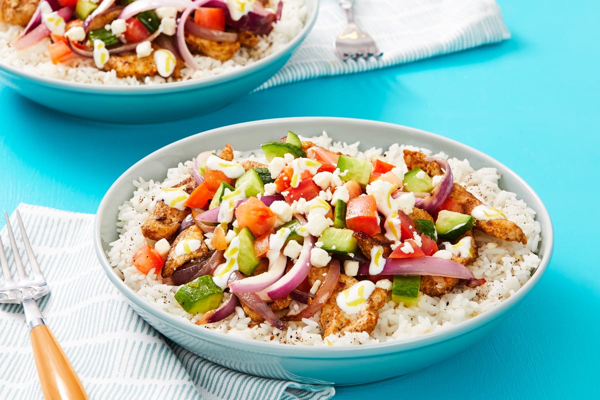 Mediterranean Chicken Bowls