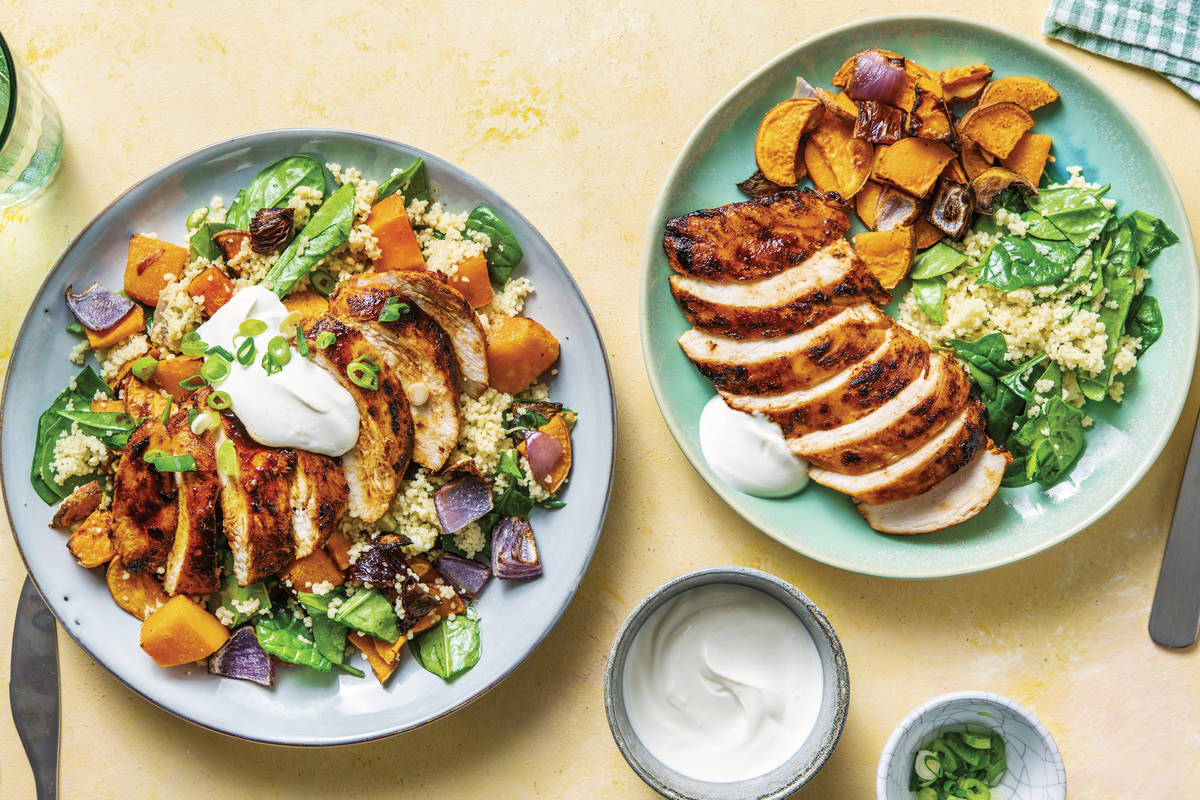 Smokey Chicken & Roast Veggie Couscous Recipe HelloFresh