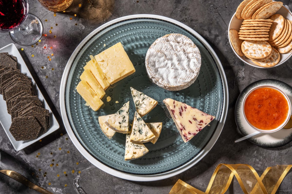 Christmas Cheese Platter