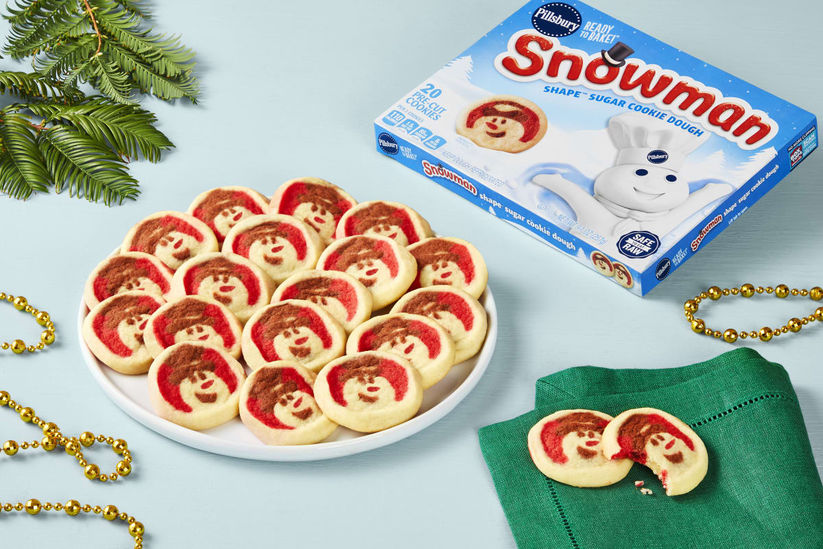 Pillsbury Snowman Cookie Dough