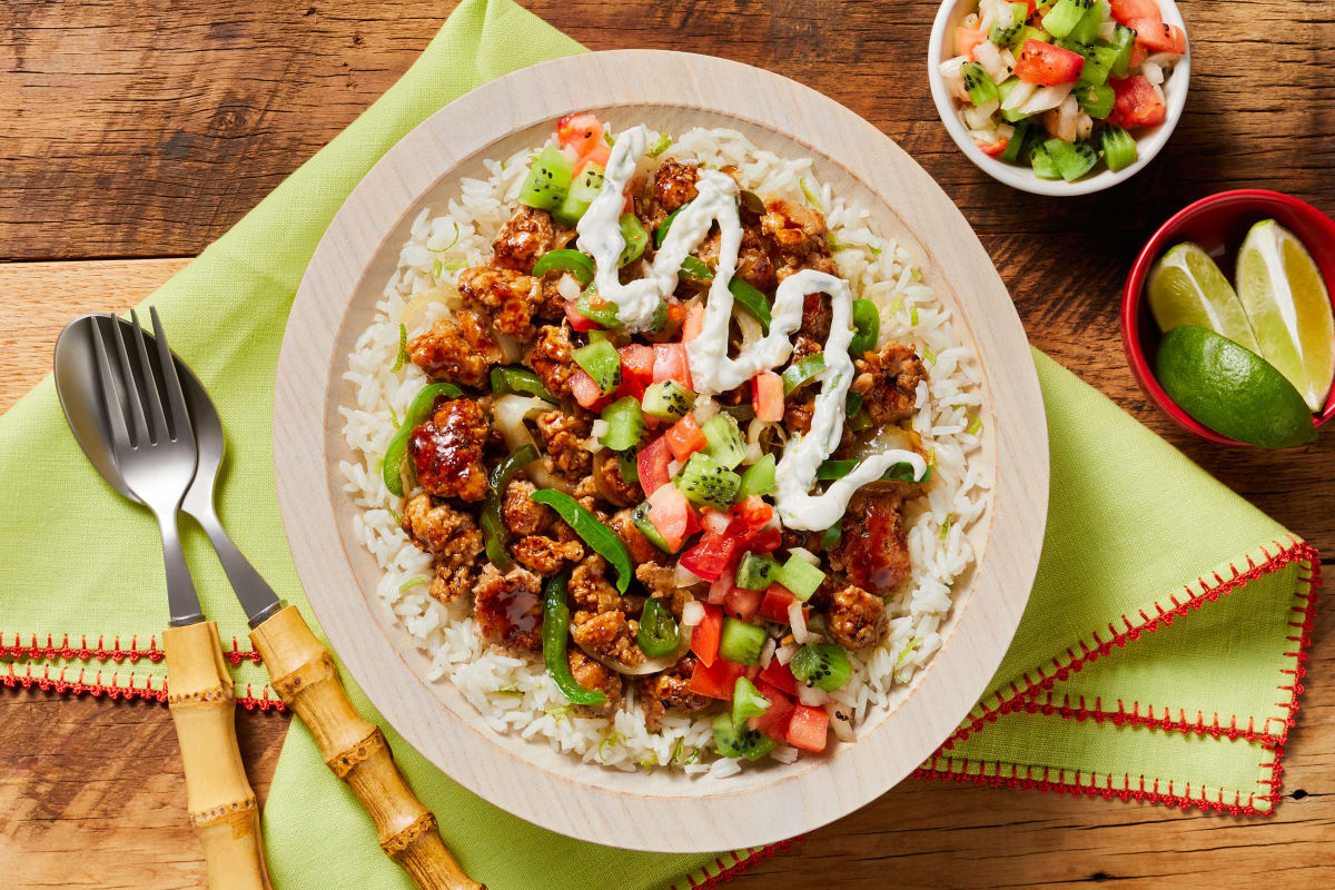 Teriyaki Pork Luau Bowls