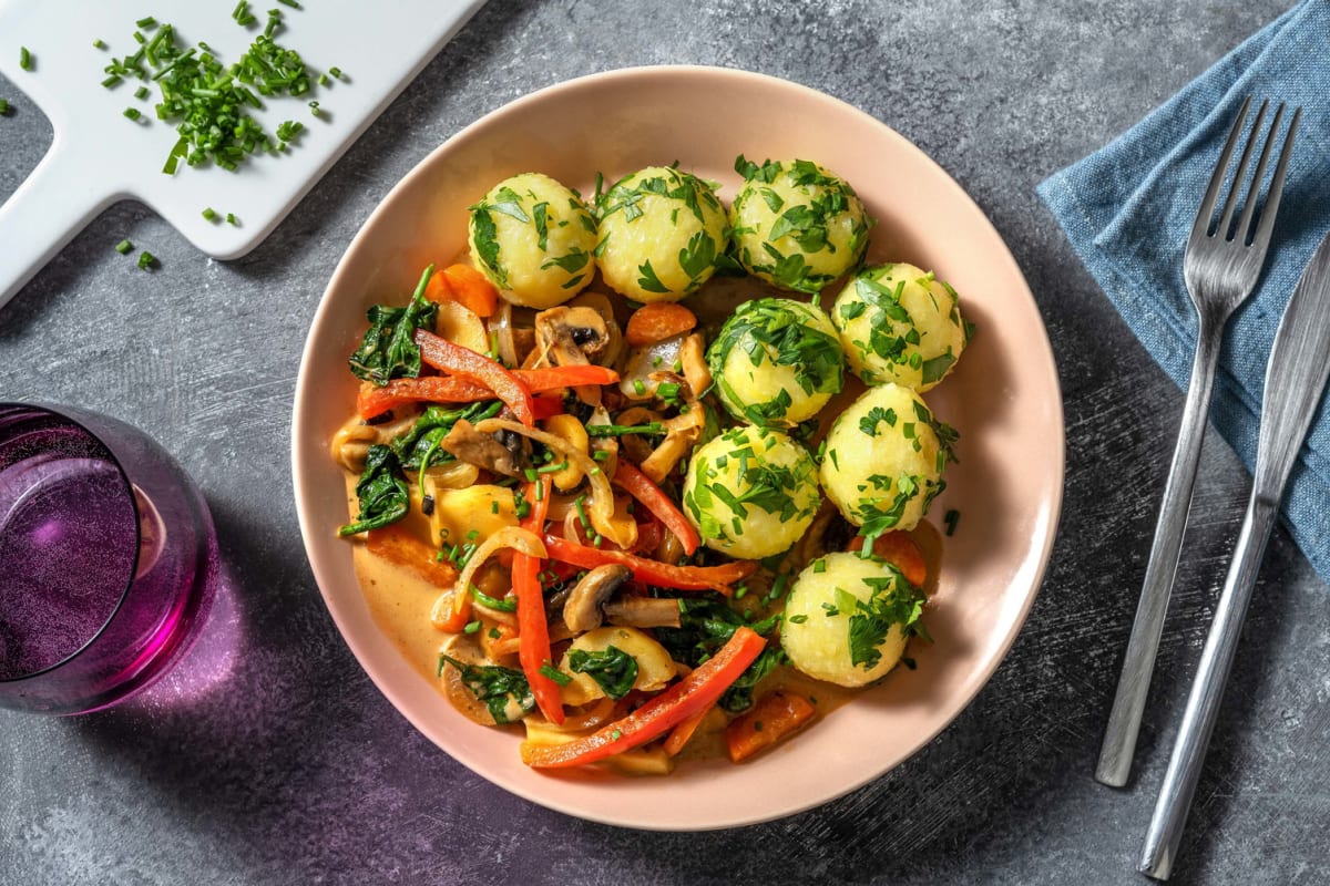 Veganes Ragout mit Pastinake