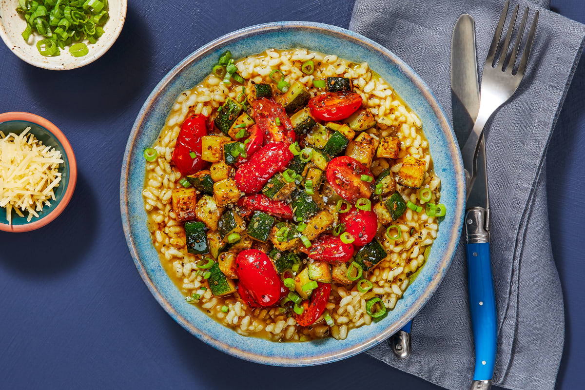 Balsamic Tomato Parmesan Risotto