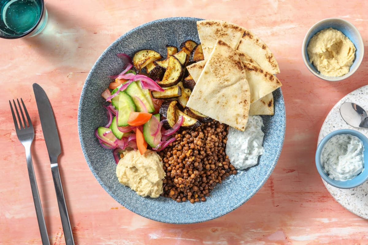 Israelische Hummus-Bowl