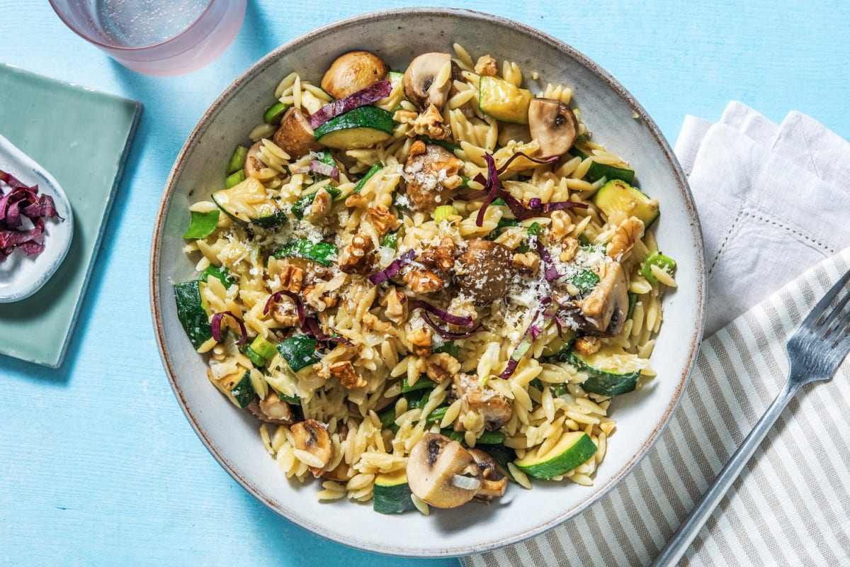 Risotto D’orzo Aux Champignons Et à La Courgette Recette | HelloFresh