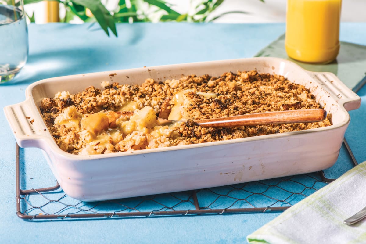 Spiced Apple & Pear Crumble