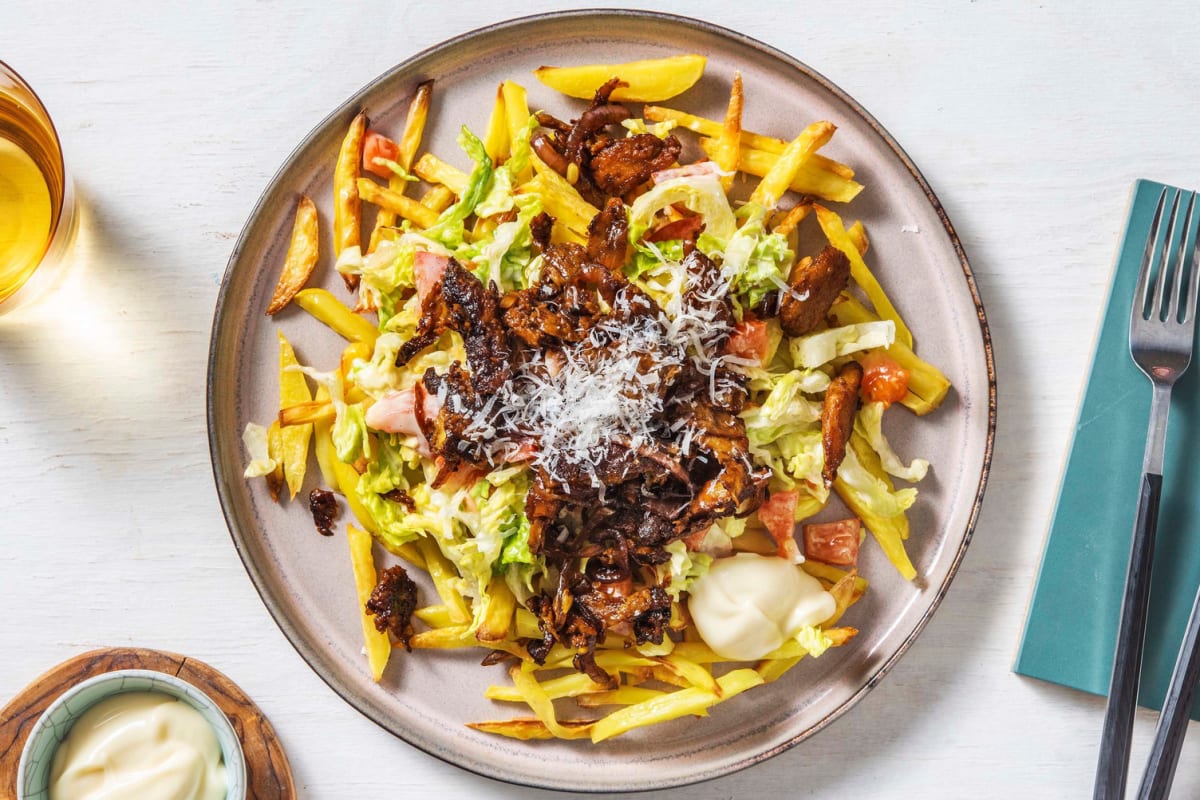 Kapsalon met vegetarische döner