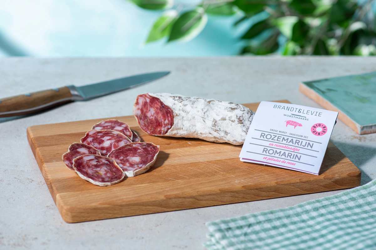 Saucisse sèche au romarin