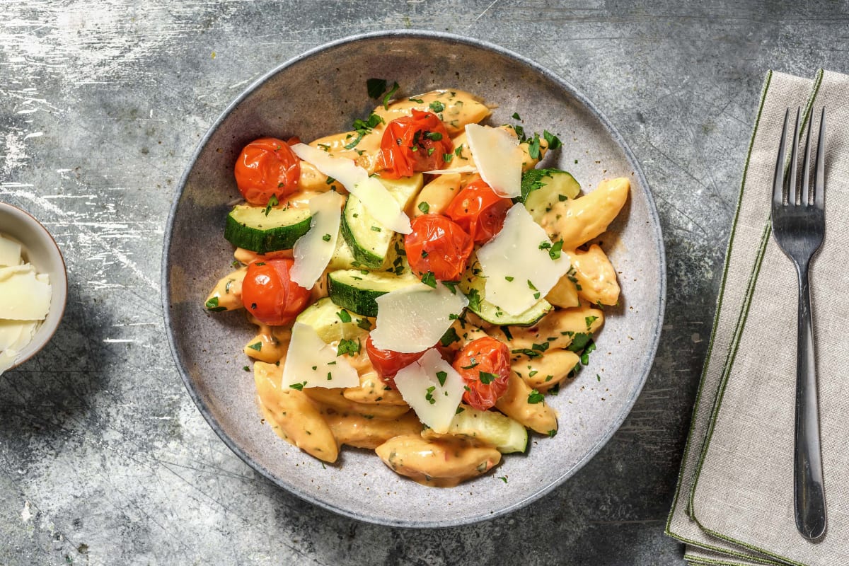 Italienische Schupfnudelpfanne in Rahmsoße