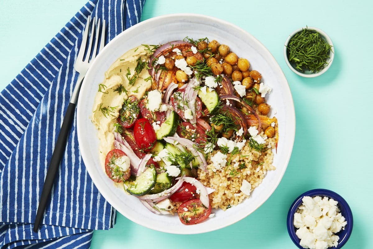 Greek Goddess Bulgur Bowls