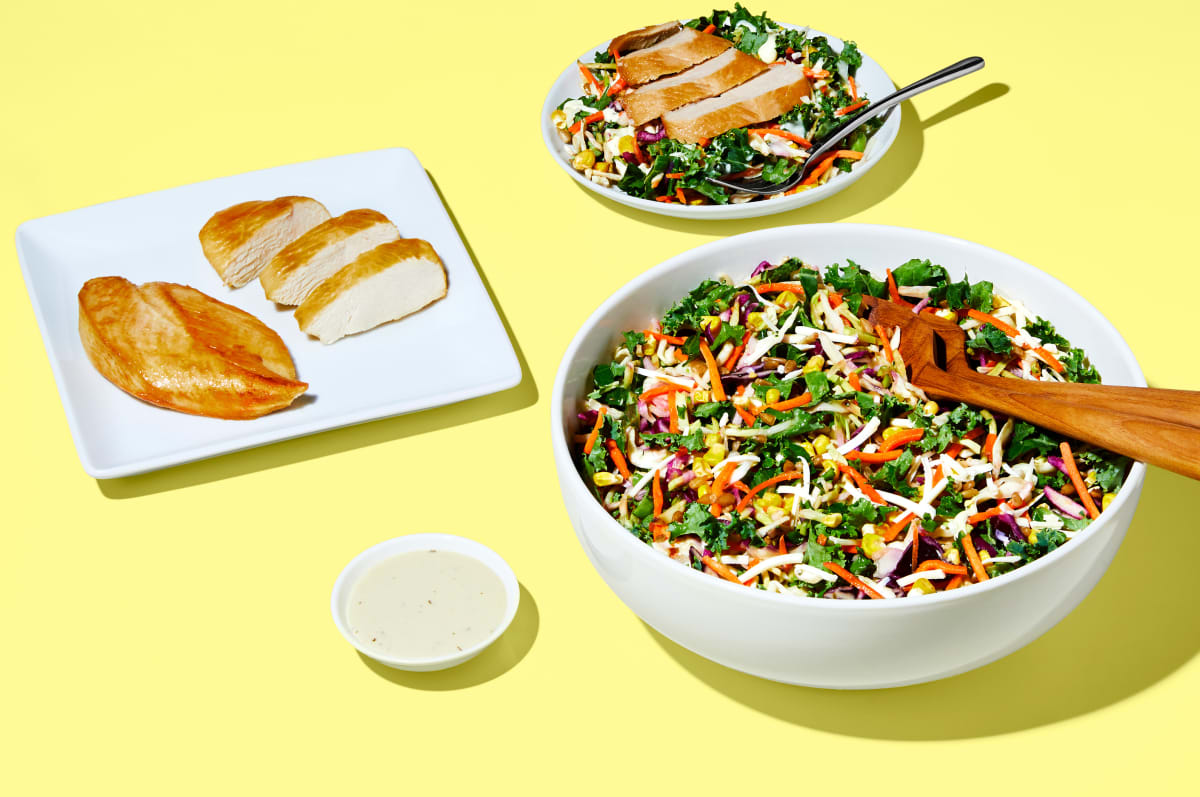 Avocado Crunch Salad & Fully Cooked Chicken