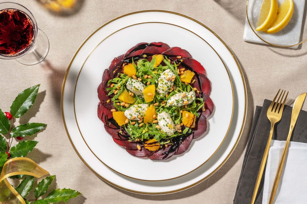 Carpaccio mit Roter Beete