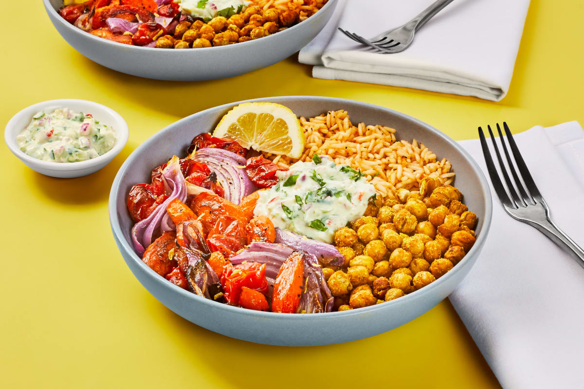 Curry-Spiced Chickpea & Barramundi Bowls