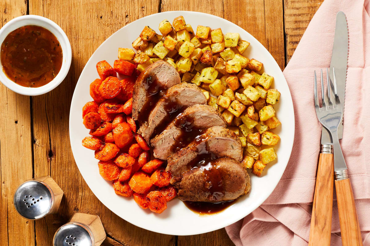 Figgy Balsamic Pork Recipe | HelloFresh