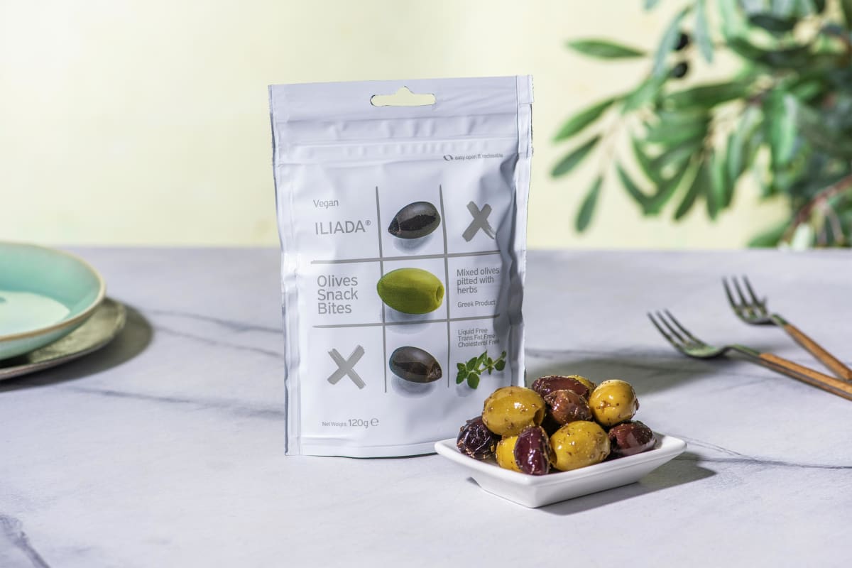 Modularity: Iliada Mixed Olives with Herbs FR/NL (120g)