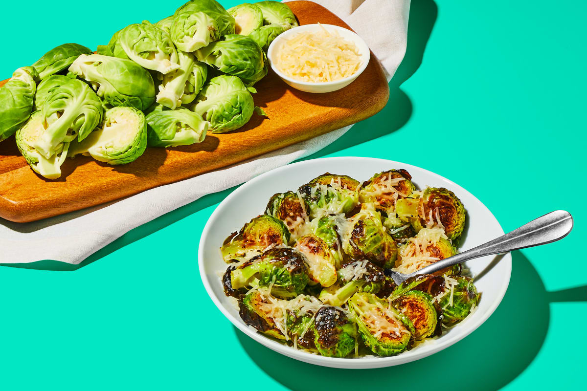 Parmesan-Roasted Brussels Sprouts