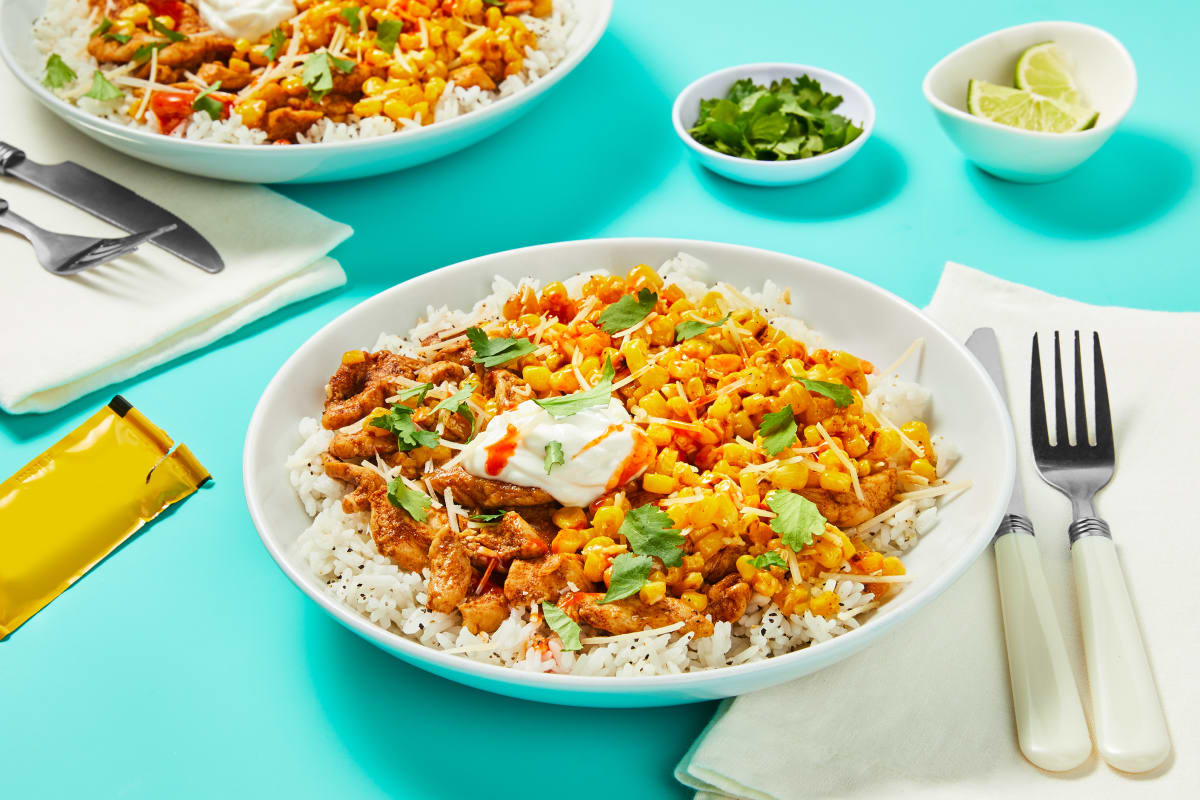 Taqueria Chicken Cauliflower Rice Bowls