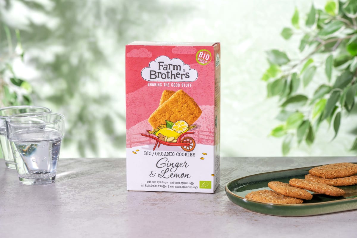 Farm Brothers - Biscuits gingembre et citron