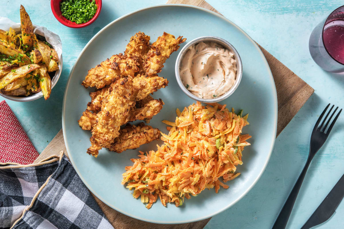 Crispy Tortilla Chicken Strips