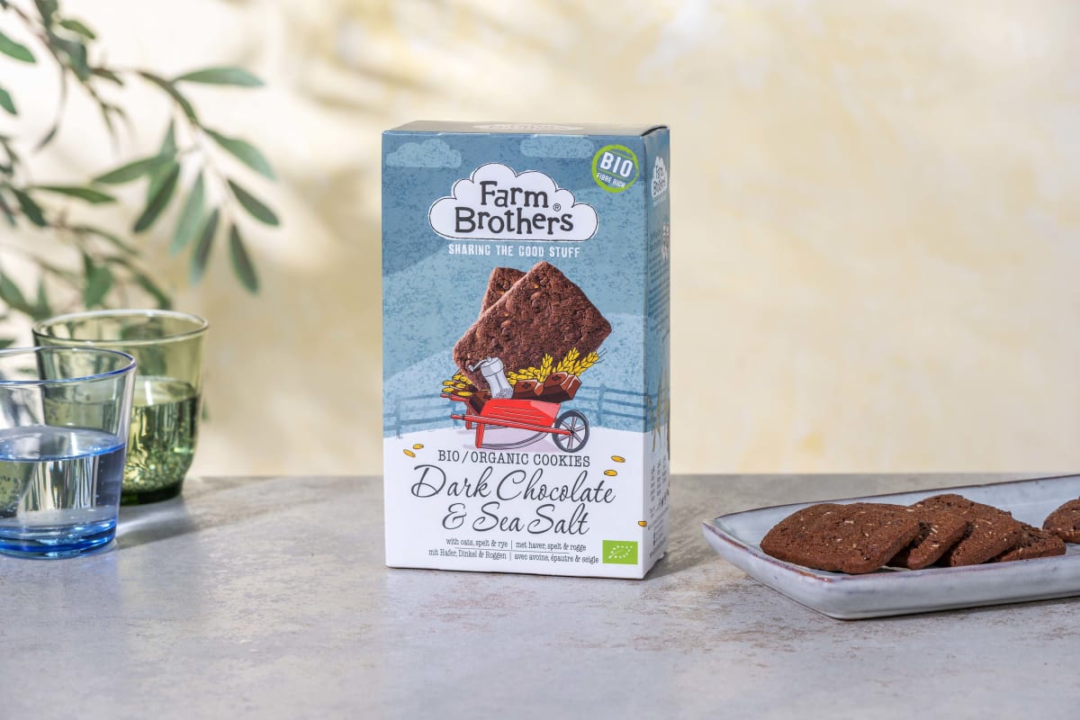 Farm Brothers - Koekjes donkere chocolade & zeezout