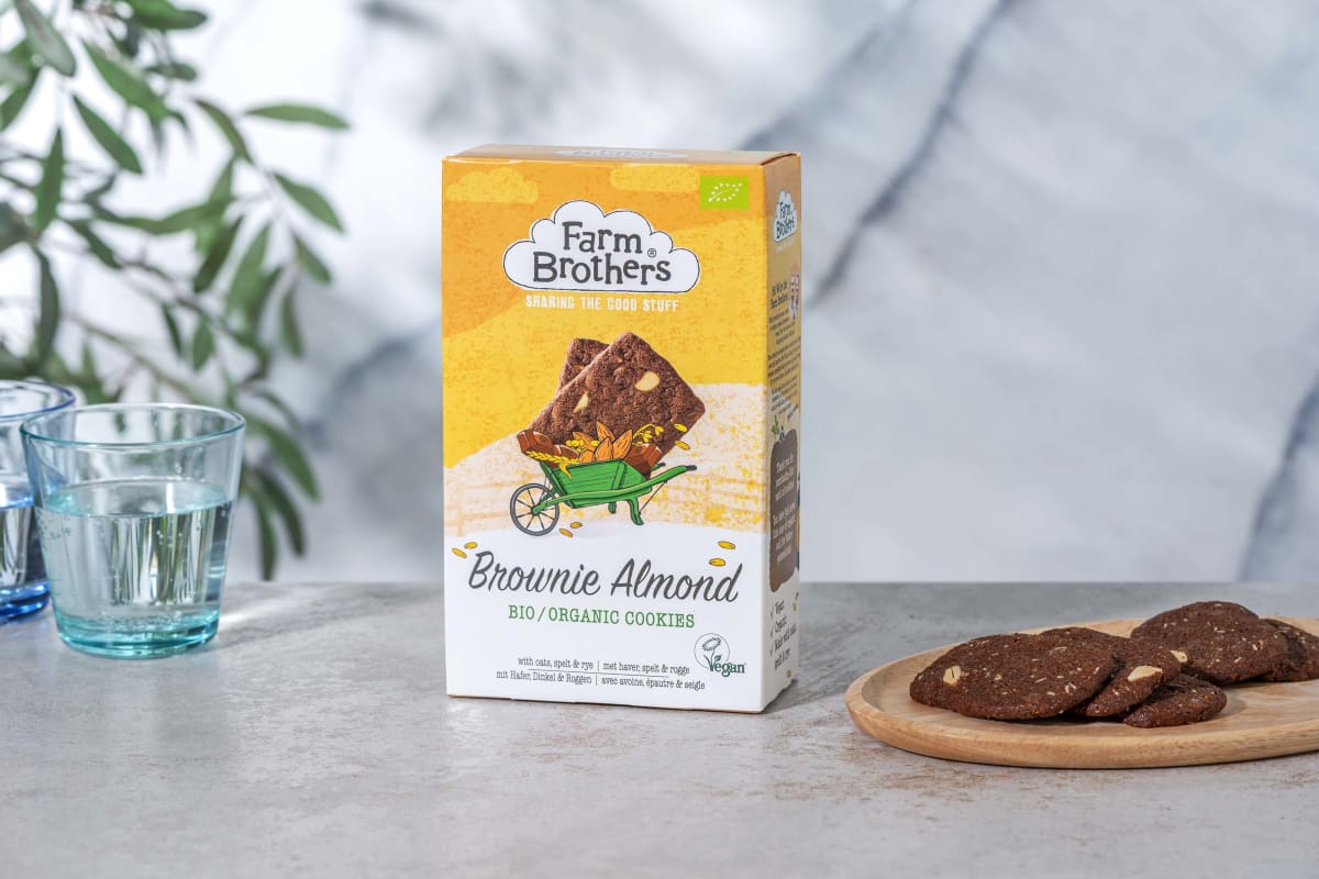 Farm Brothers - Koekjes Brownie & Amandel Recept | HelloFresh