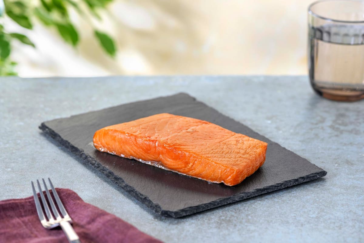 Warmgerookte zalm - dubbele portie