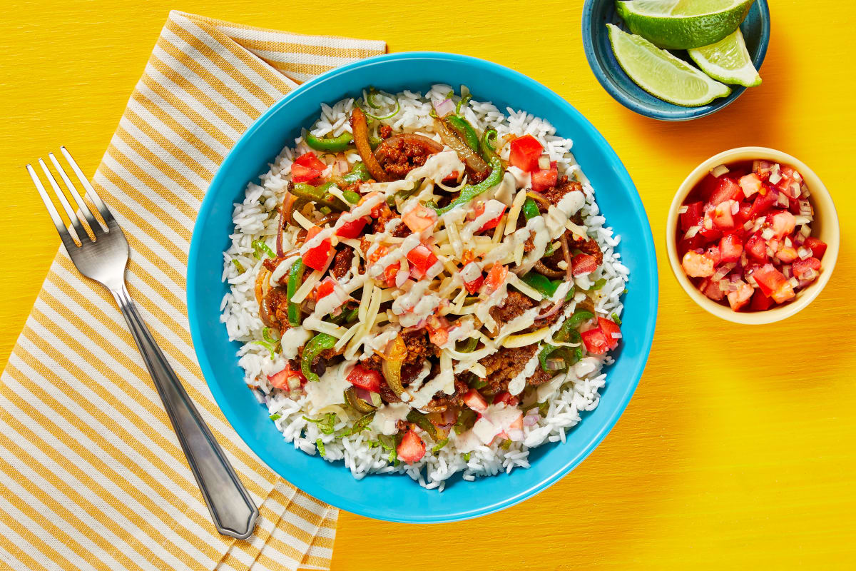 Tex-Mex Beef Enchilada Bowls