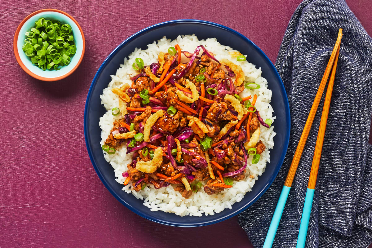 Sweet Chili Turkey & Cabbage Stir-Fry