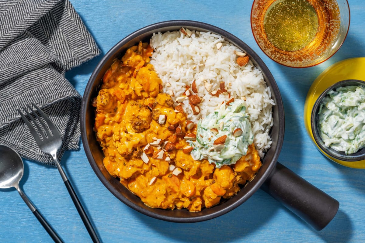 Kokos-Tikka-Masala mit Blumenkohl 