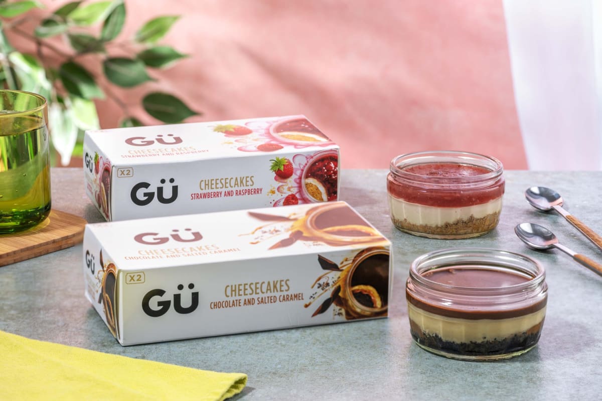 GÜ cheesecake-duo