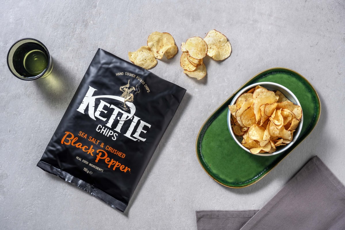 Kettle Chips - Sea salt & black pepper