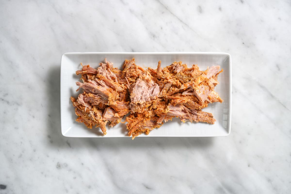 Poulet effiloché en extra