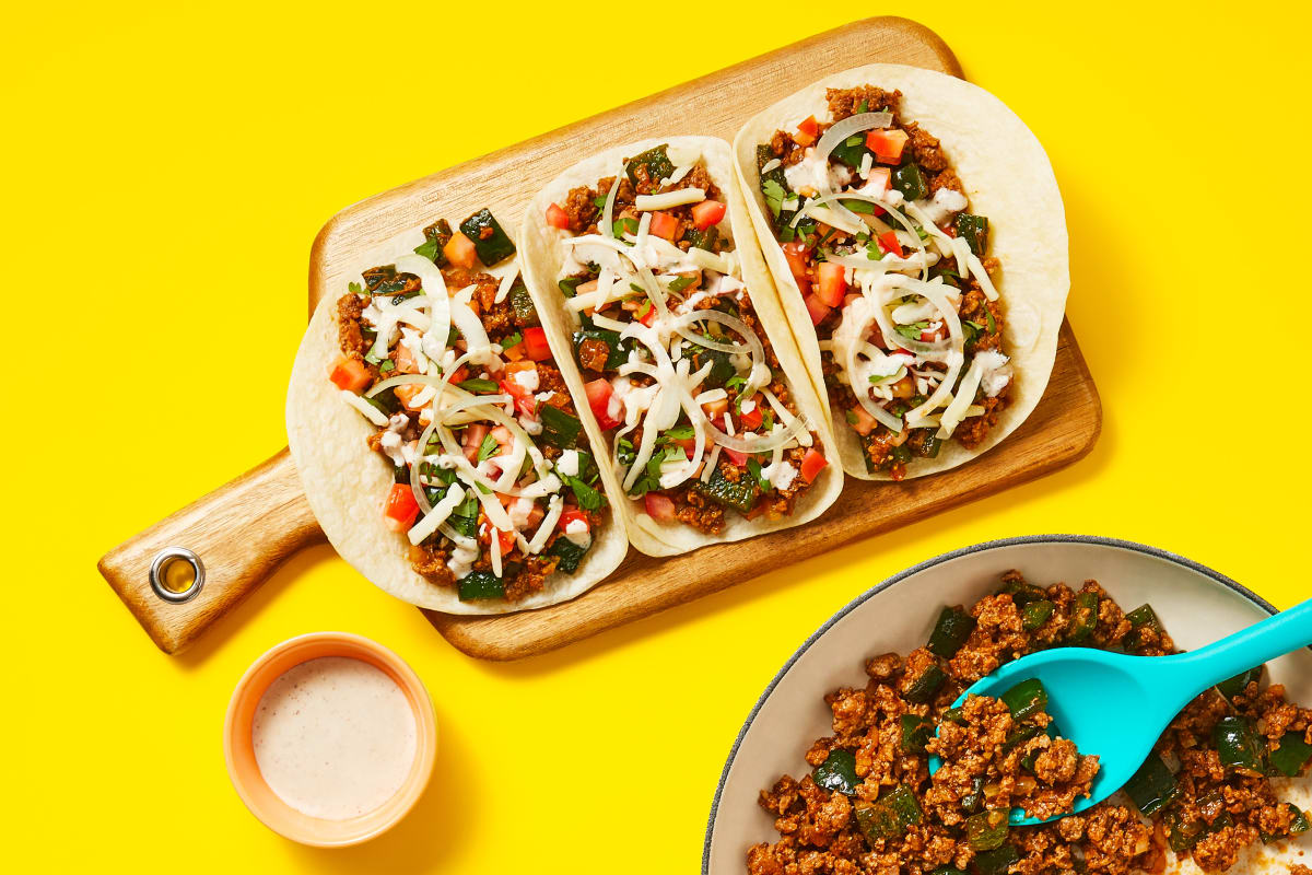 One-Pan Beef Carnitas Tacos