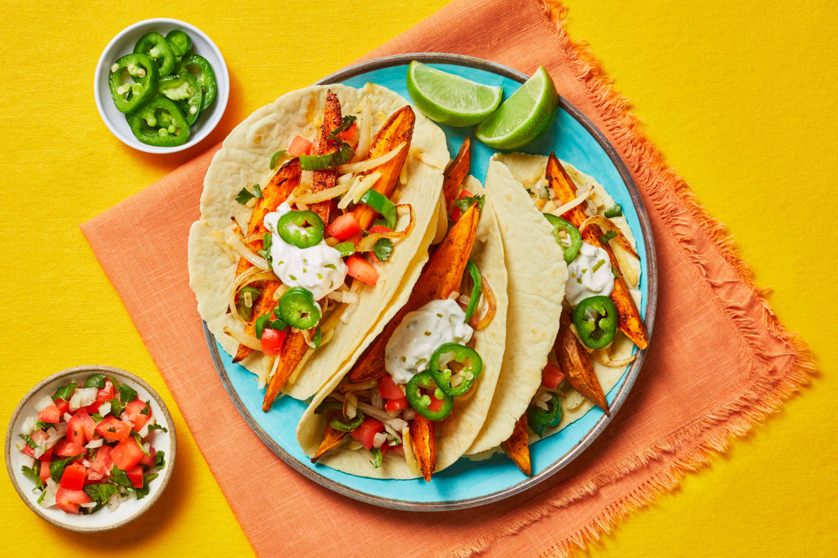 Chicken & Sweet Potato Fajitas