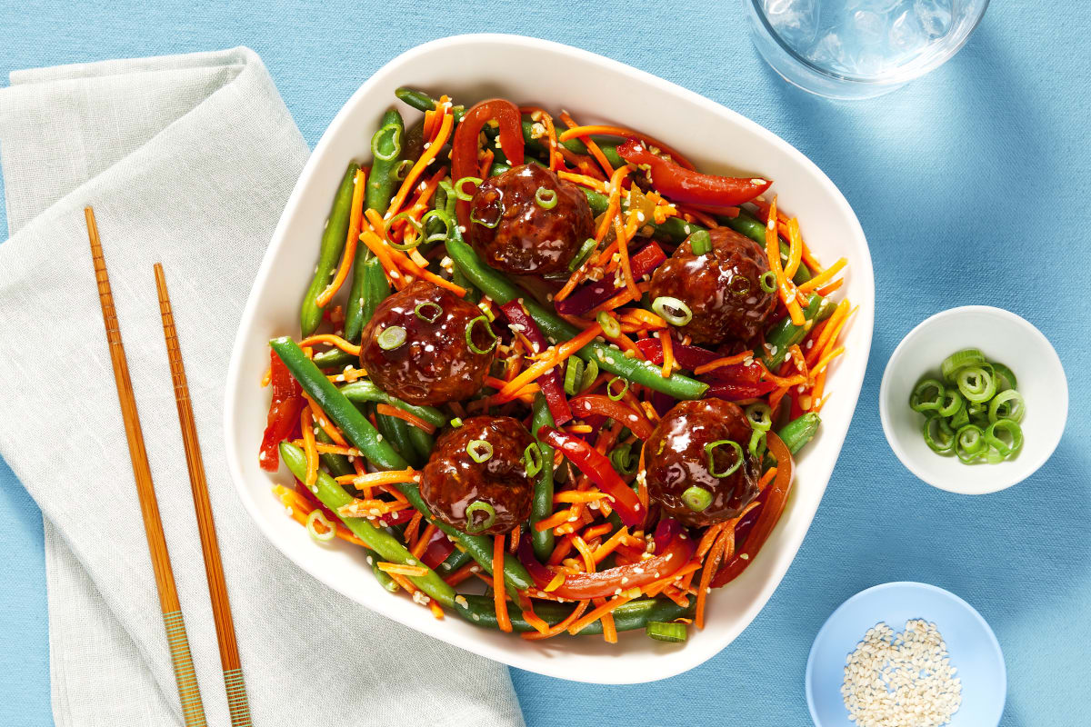 Soy-Glazed Meatballs