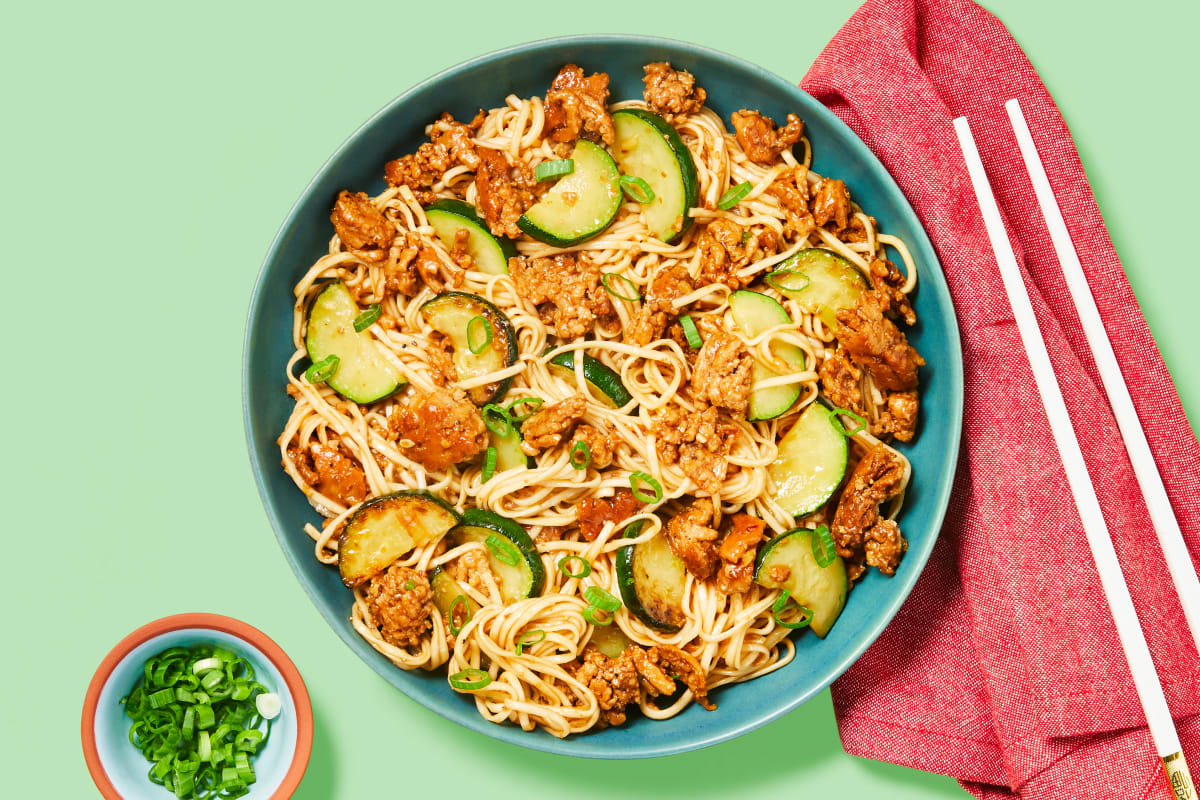 Gingery Beef Ramen Stir-Fry