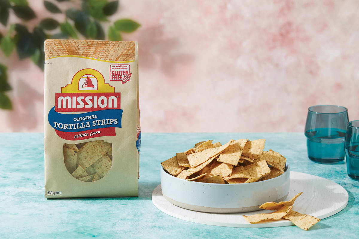 White Corn Tortilla Strips Sharing Size | 230g
