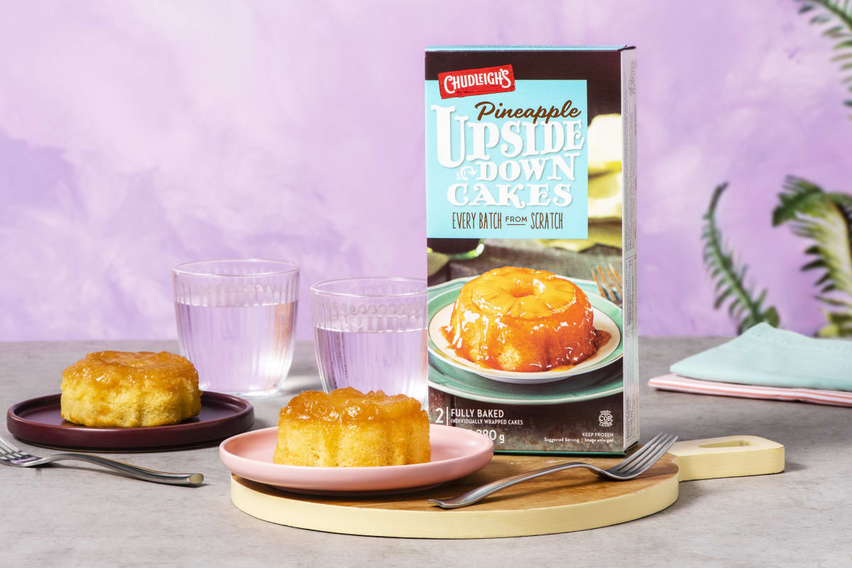 Chudleigh's Pineapple Upside-Down Cakes as an extra
