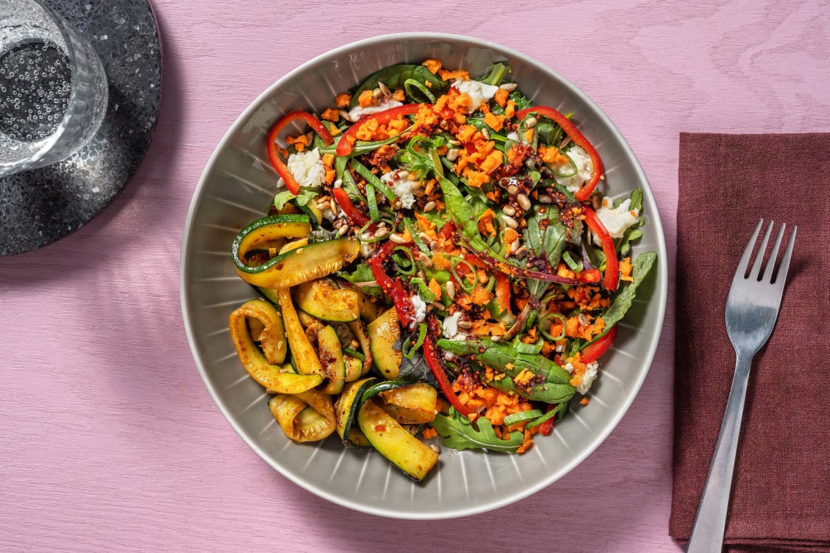 Insalata di Zucchine! mit Büffelmozzarella