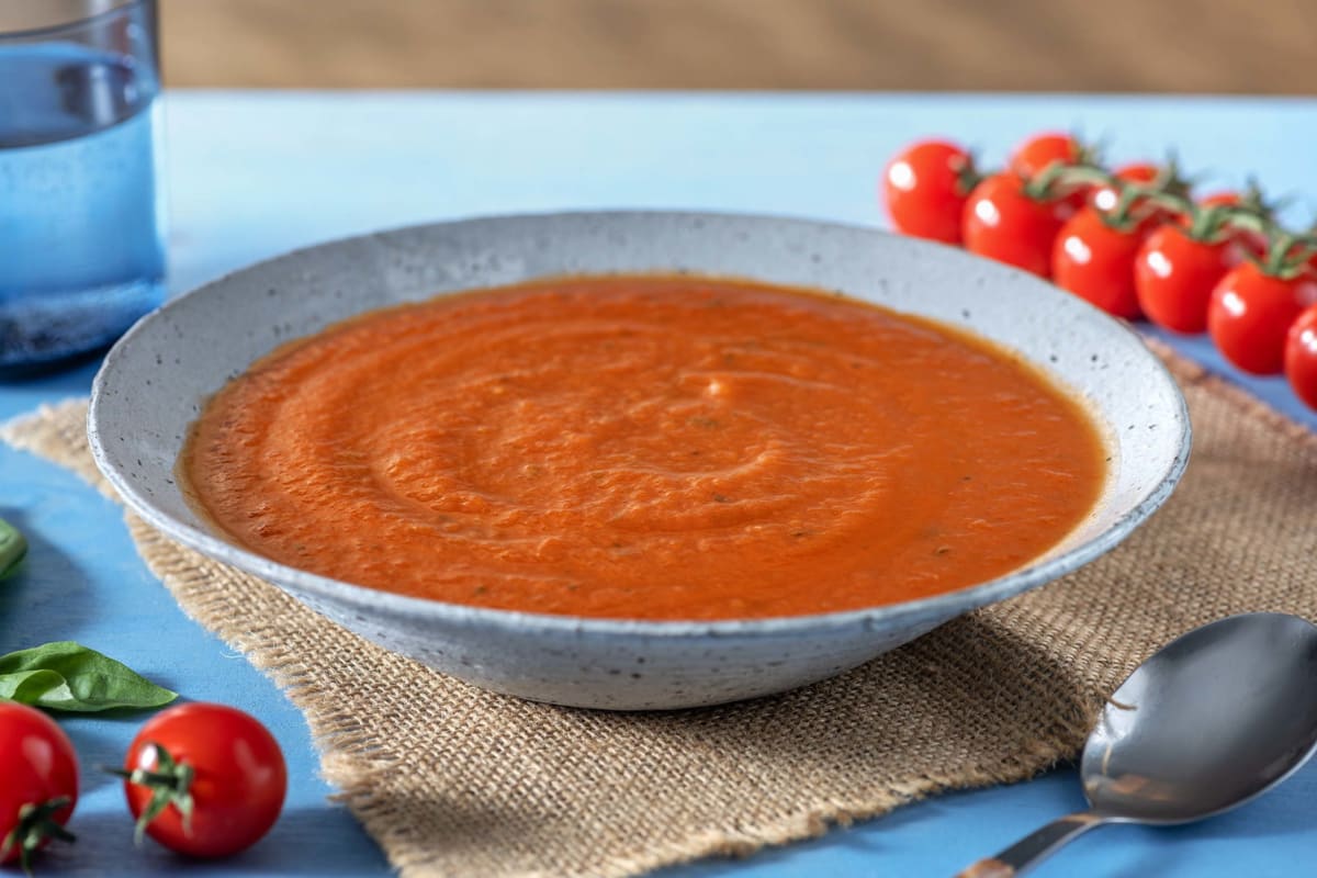 Tomaten-Basilikum-Suppe