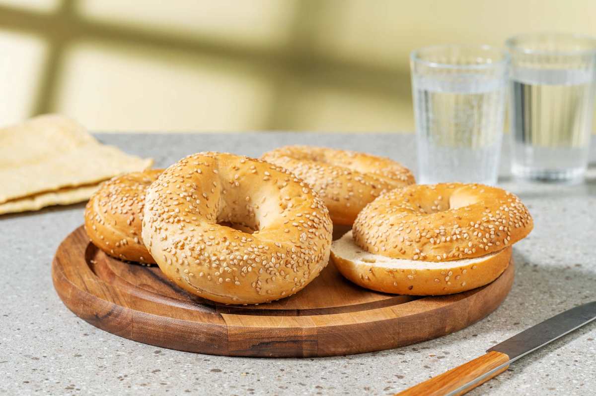 Bagels mit Sesam