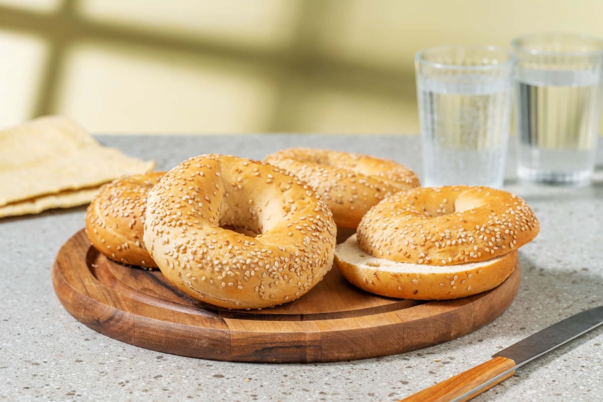 Bagels mit Sesam